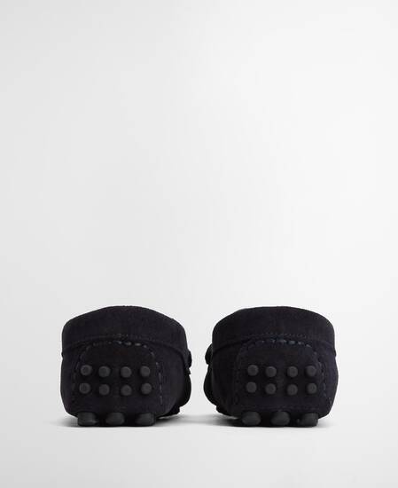Laire Driving Shoes Navy Suede
