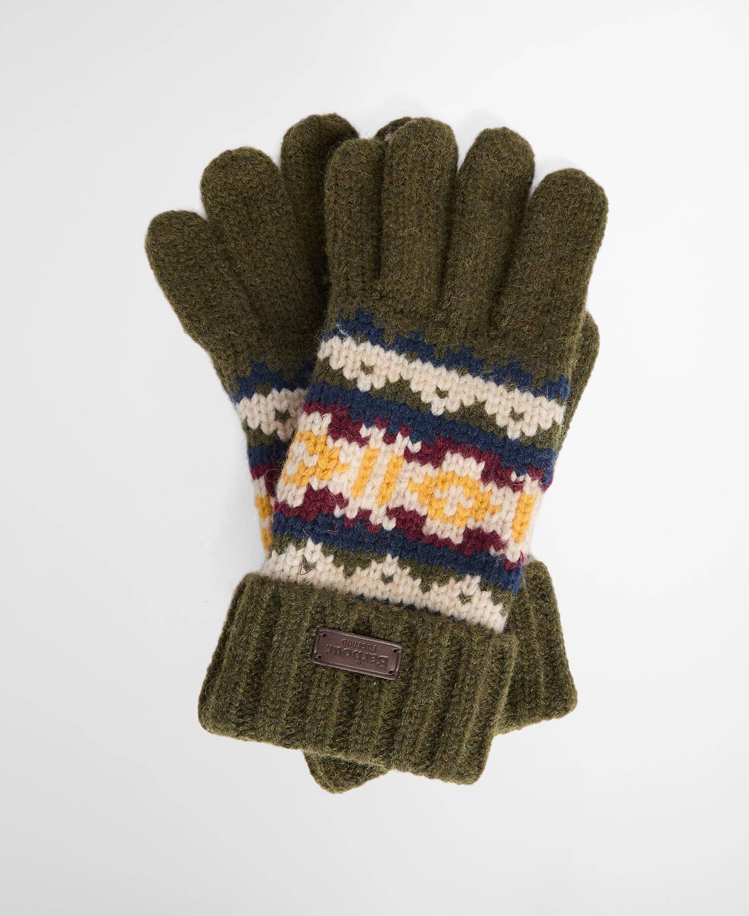 Kane Beanie & Gloves Gift Set Dk Olive image number 1