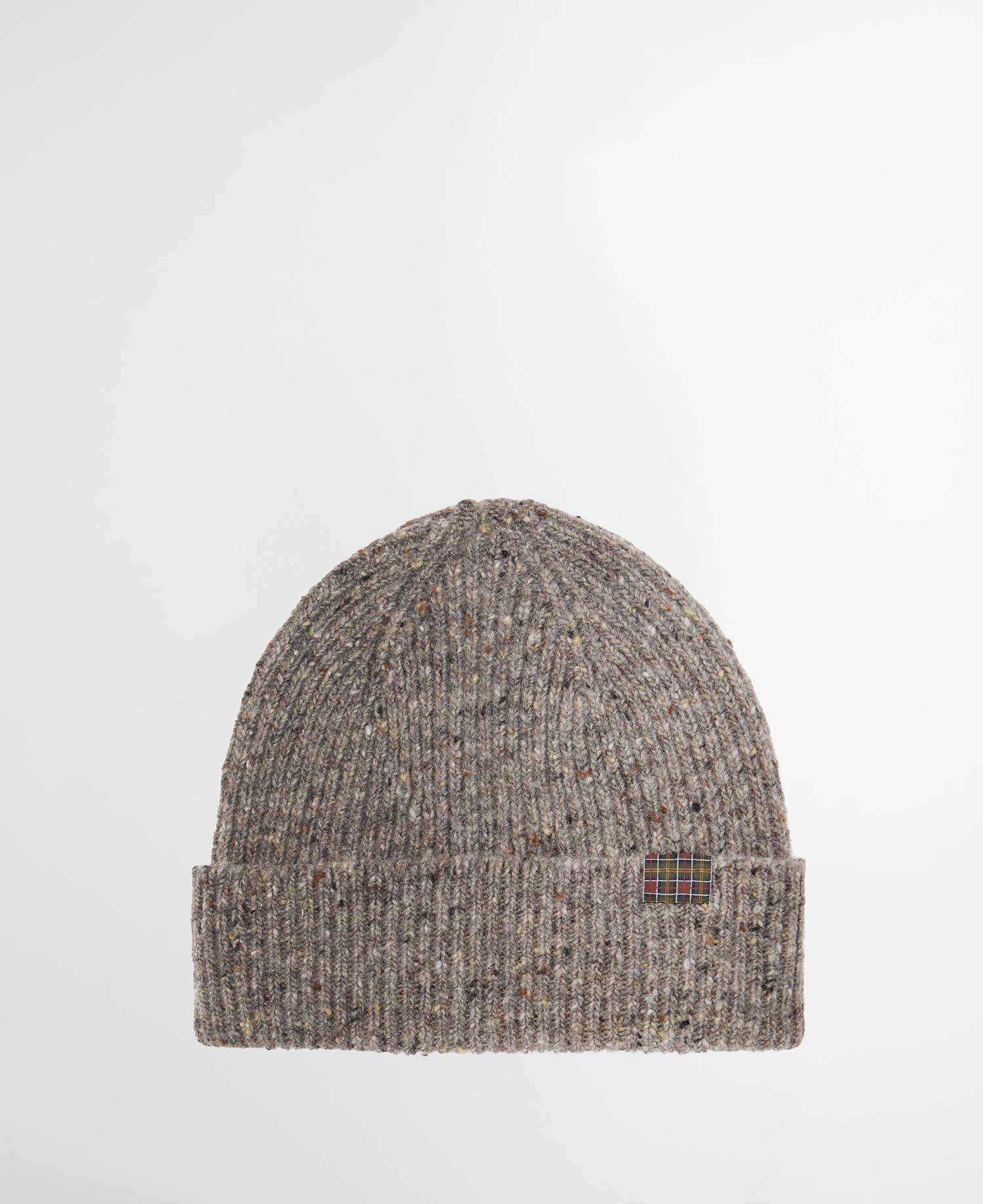 Scottish Donegal Tweed Beanie Grey Stone image number 0