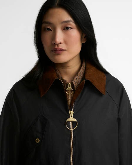 Treeton Waxed Jacket Navy/Ancient