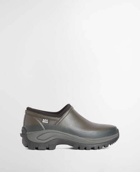 Clog da uomo Barbour x A.P.C. Dark Sage