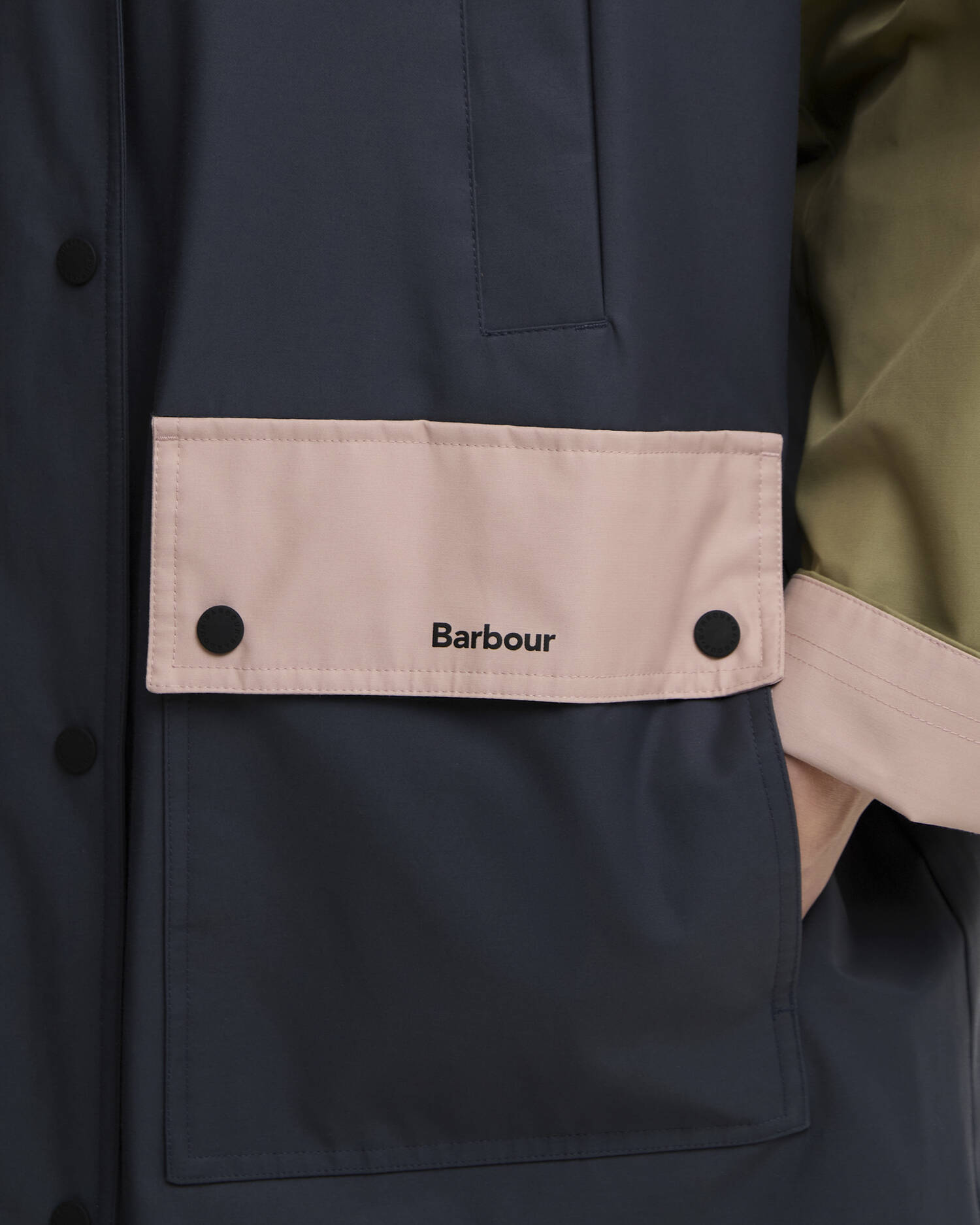 Jacke Blearigg Showerproof Dusk Grey / Gardenia / Bleached Olive / Lilac Ash image number 4