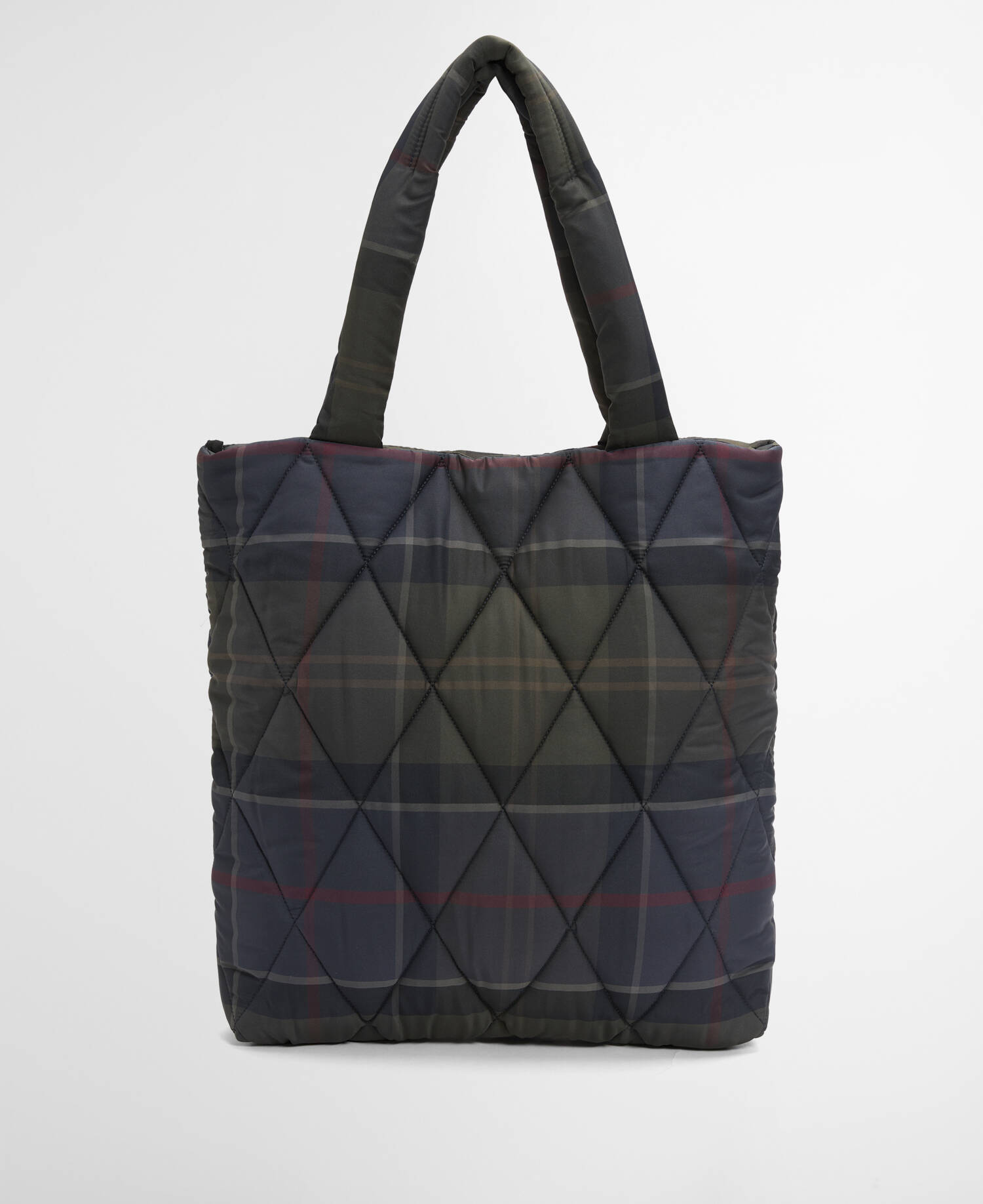 Tartan Arlene Quilted Tote Bag Shadow Classic Tartan image number 2