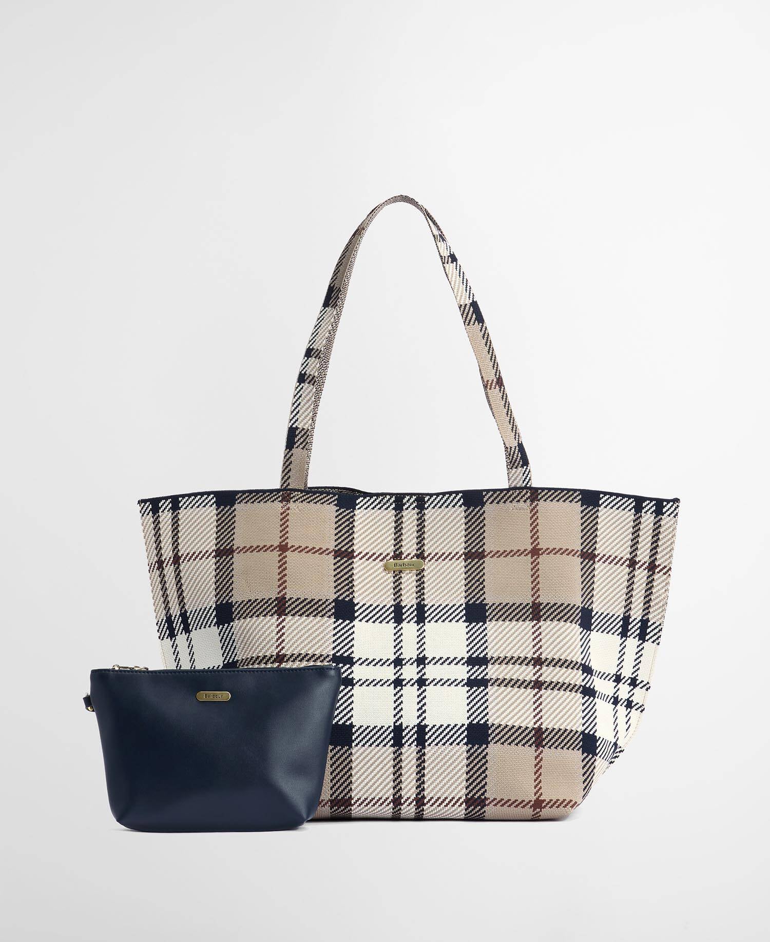 Tote Bag Layla Tartan Large Rosewood Tartan image number 0