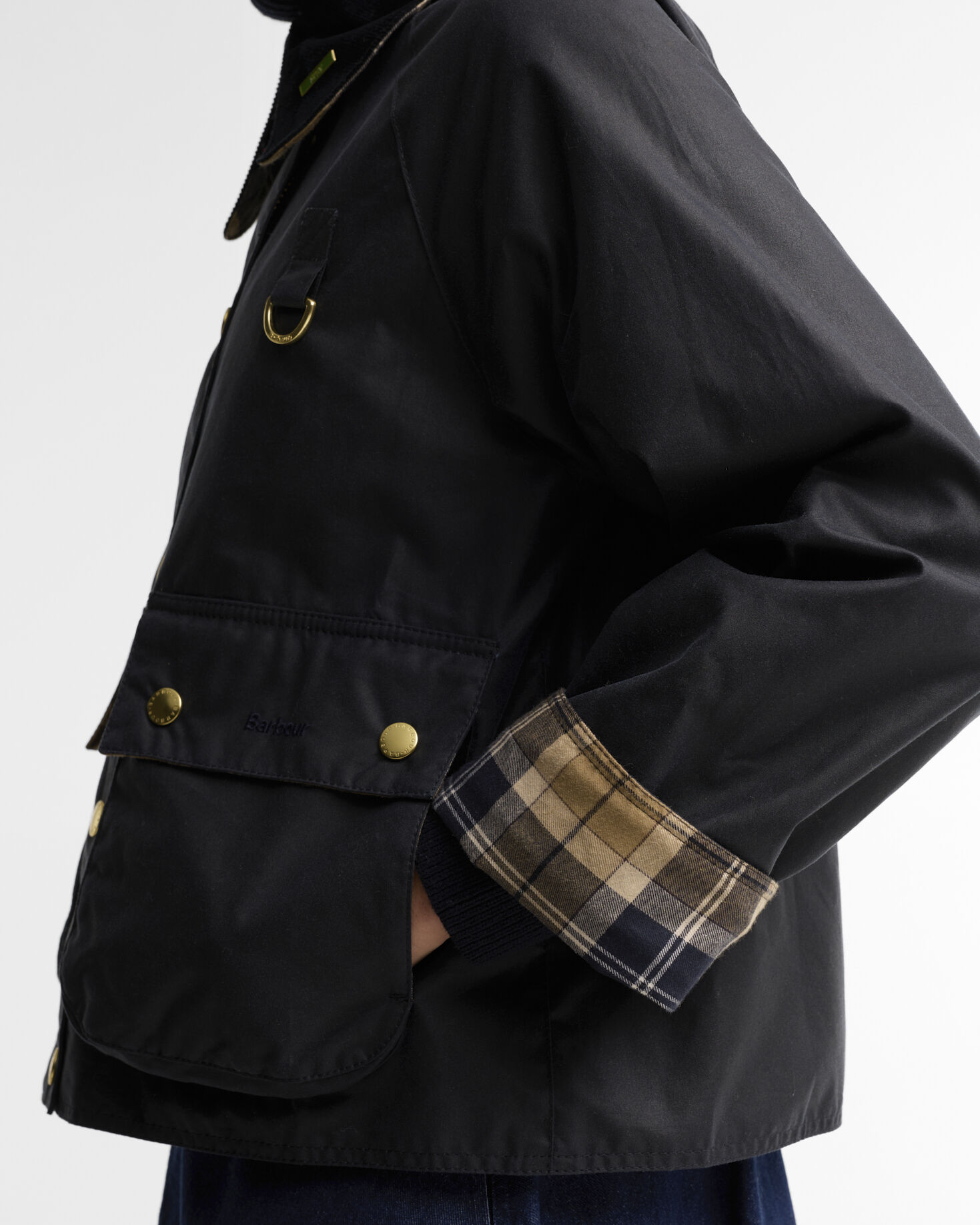 Icons Modern Spey Waxed Jacket Navy/Birchwood