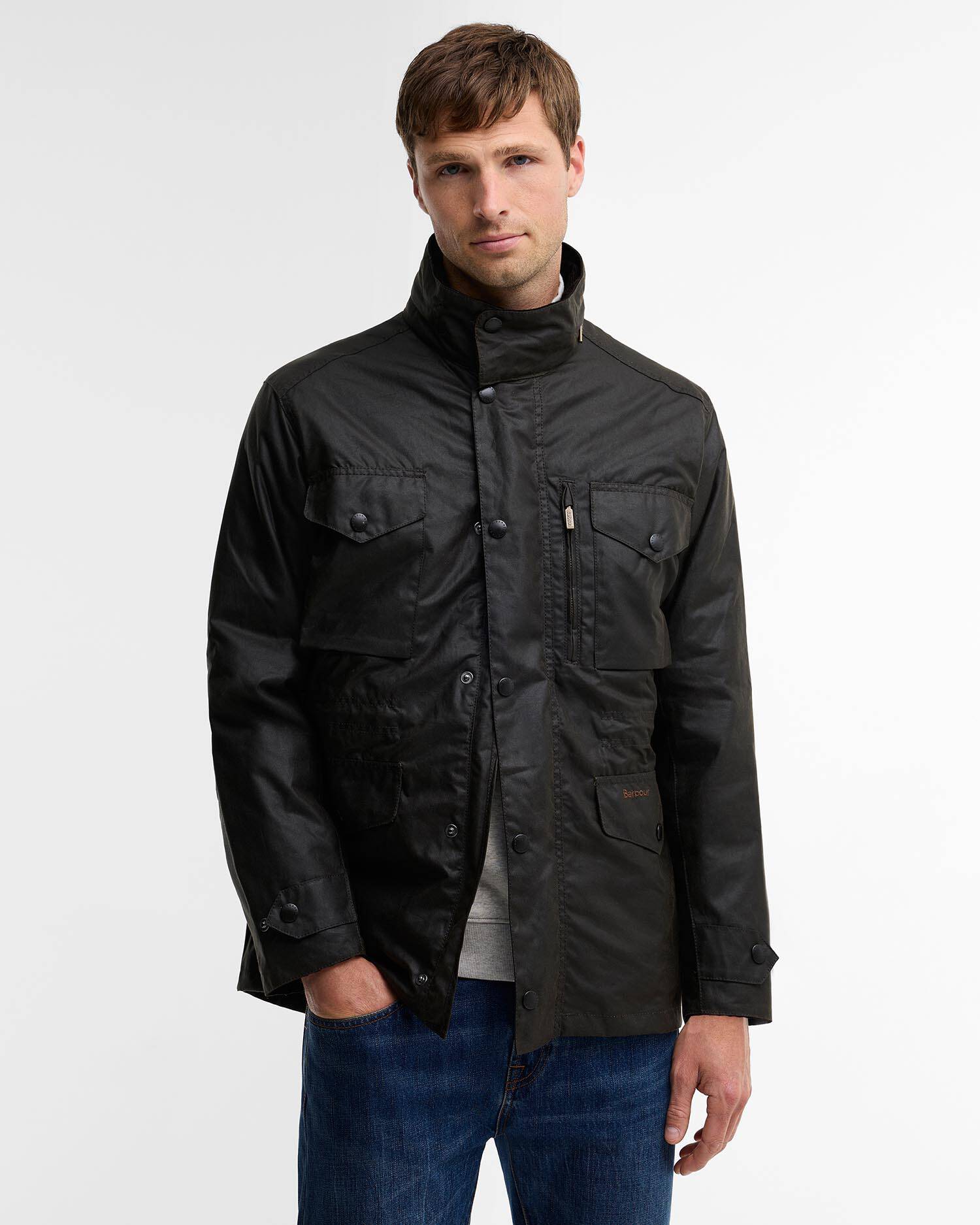Sapper Waxed Jacket Olive-Classic image number 0