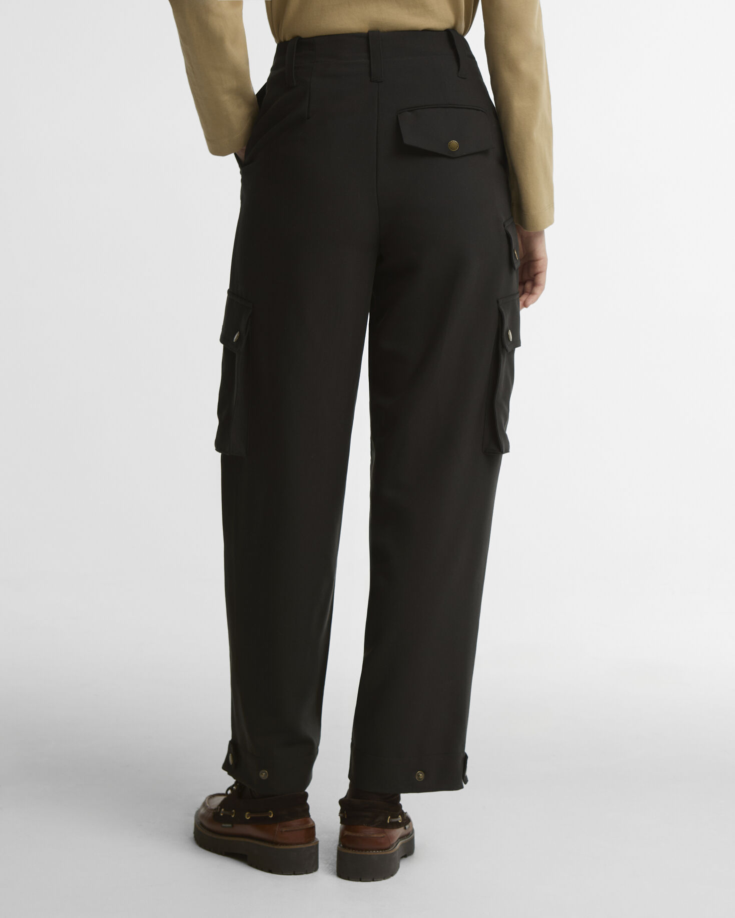 Sandra Tapered Trousers Black