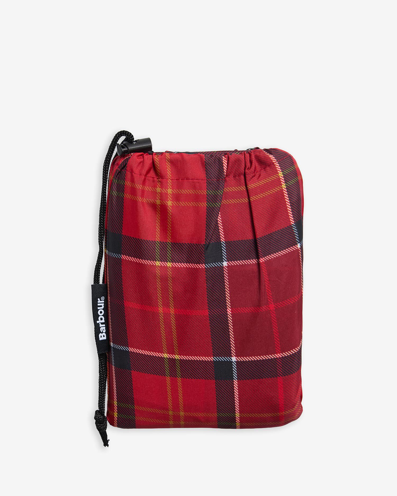 Tartan Showerproof Poncho Cardinal Tartan