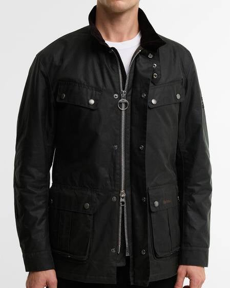 Duke Waxed Jacket Sage