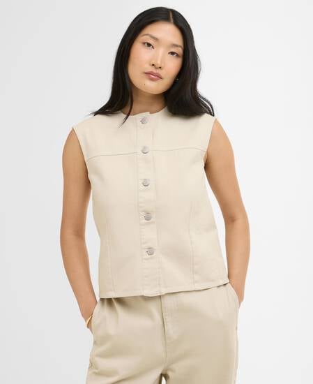 Daya Denim Waistcoat Jasmine