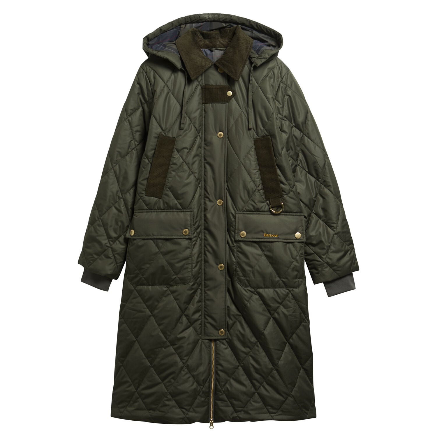 Barbour Steppjacke Rudson Olive/Shadow Classic