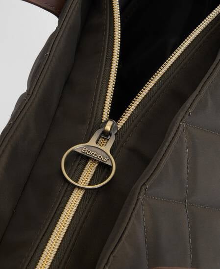 Tote trapuntata Olive