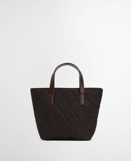 Quilted Mini Tote Bag Olive