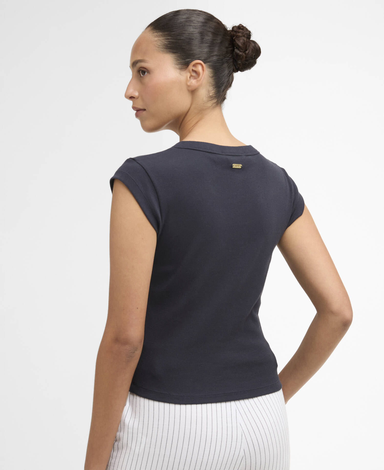 T-Shirt Verona Ribbed Dark Navy image number 2