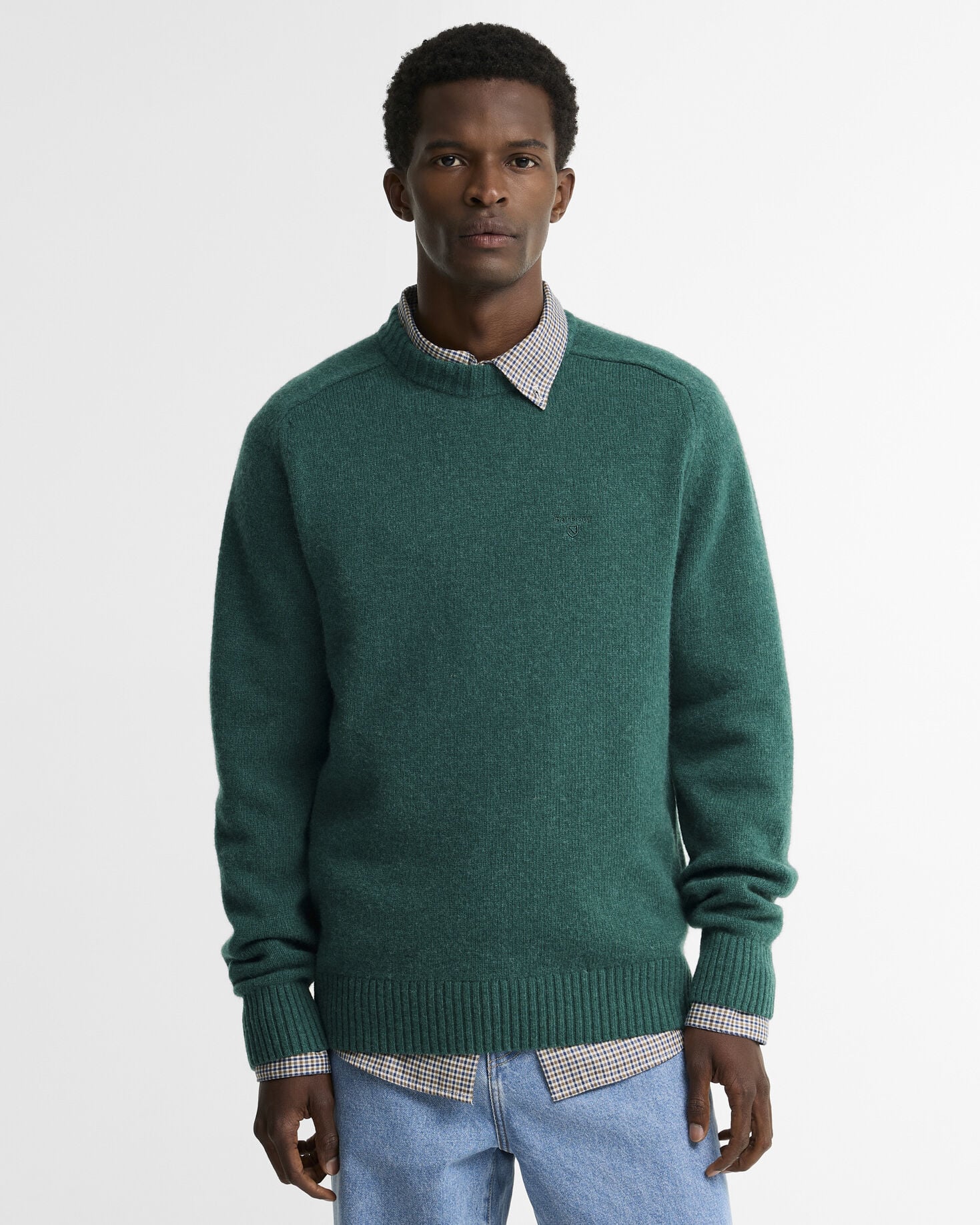 Newtown Crew Neck Jumper Green