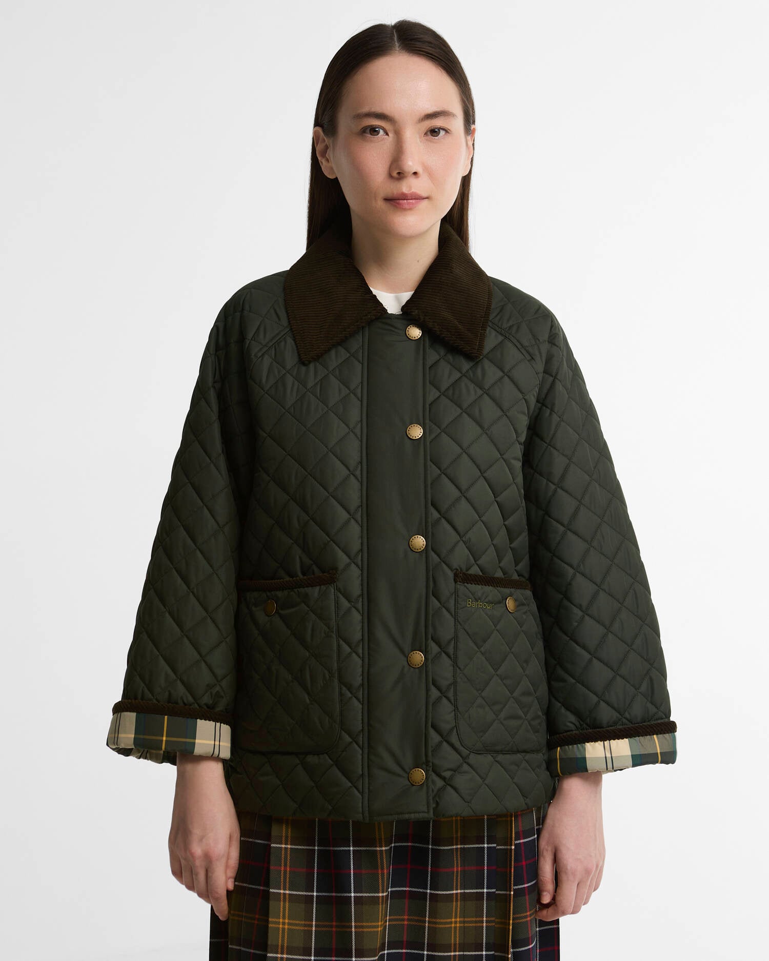Ava Quilted Jacket Sage/Ancient image number 0