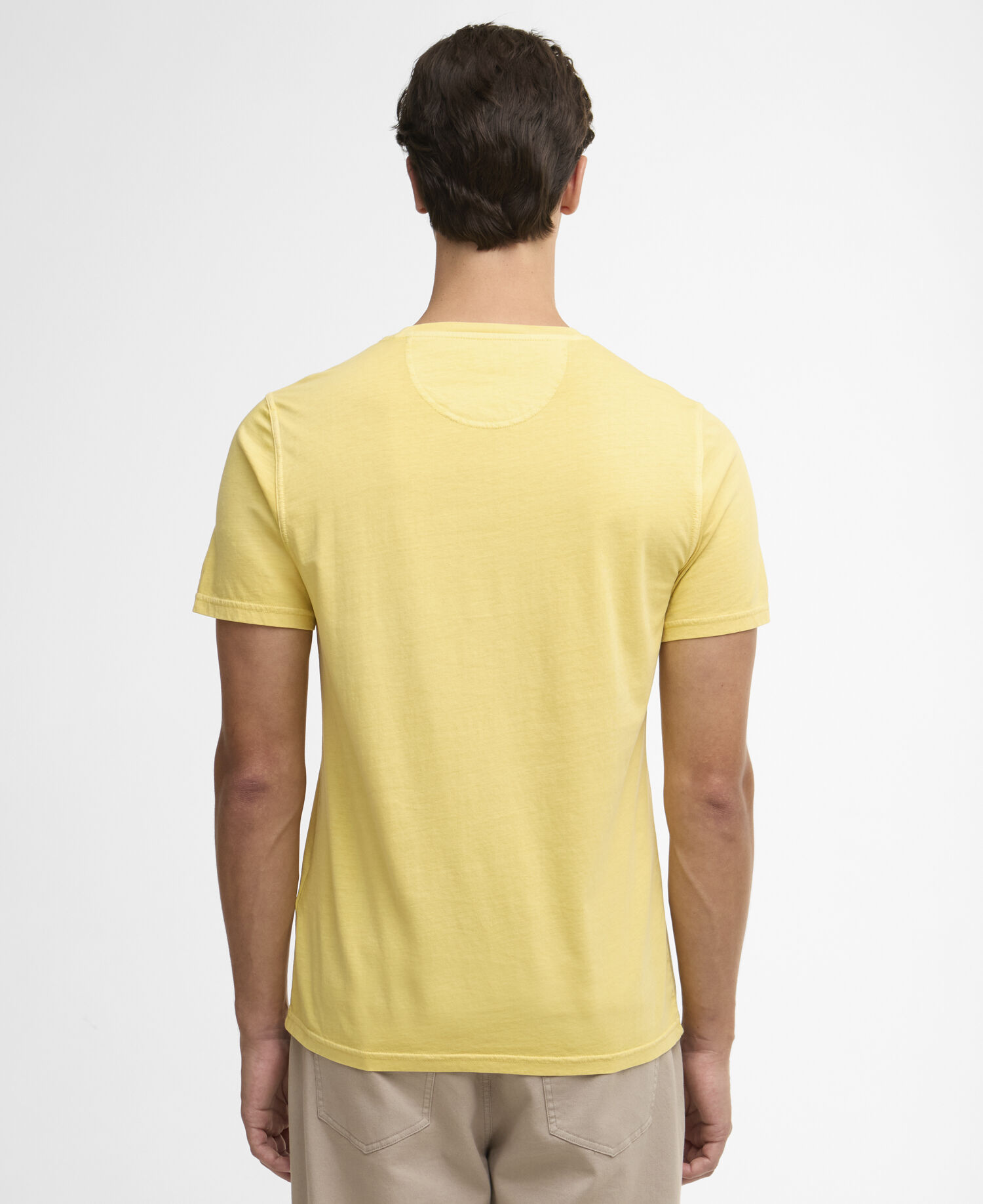 Washed Tartan T-Shirt Washed Yellow