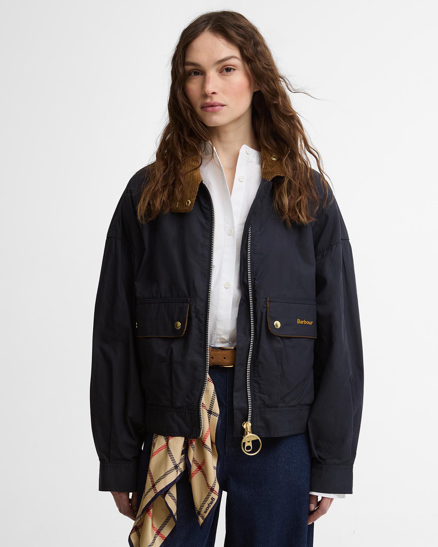 Blackthorn Casual Jacket Vulcan Navy/Beige Tattersall