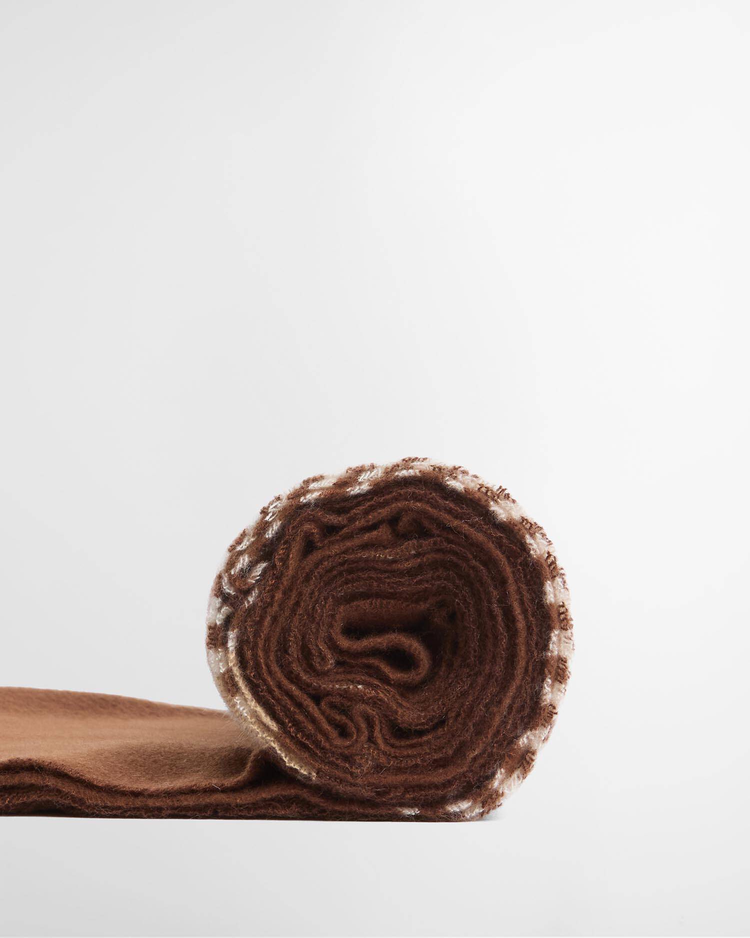 Schal Melody Check Brown/Taupe Check image number 3