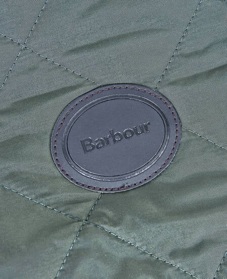Quilted Dog Coat Olive
