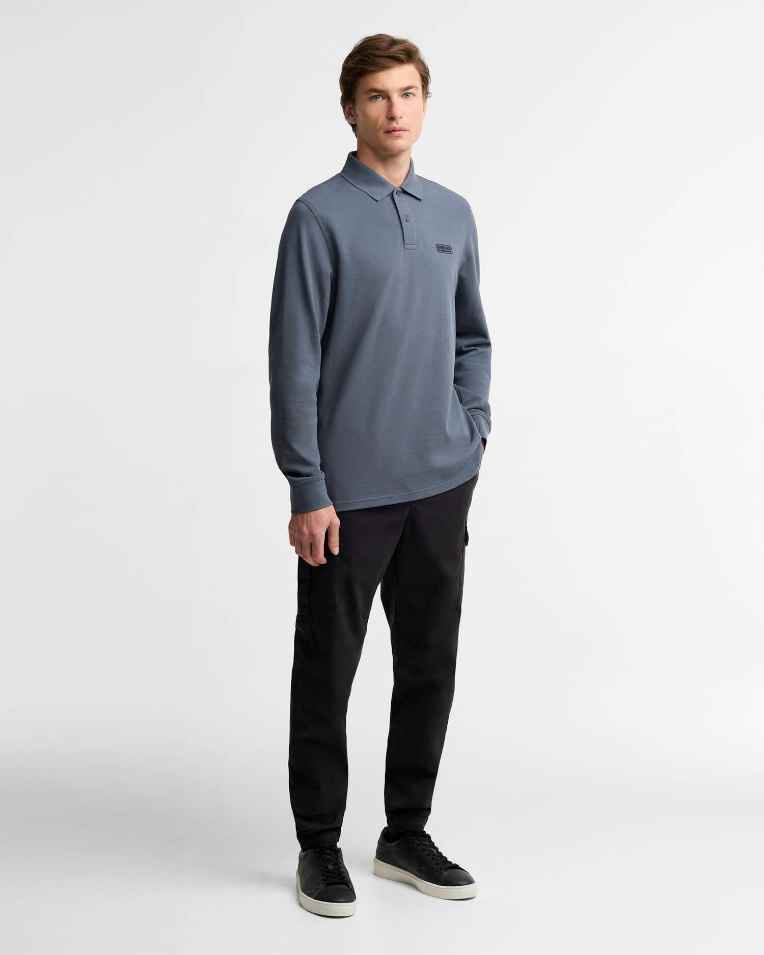 Polo Shirt Washed Charcoal image number 1
