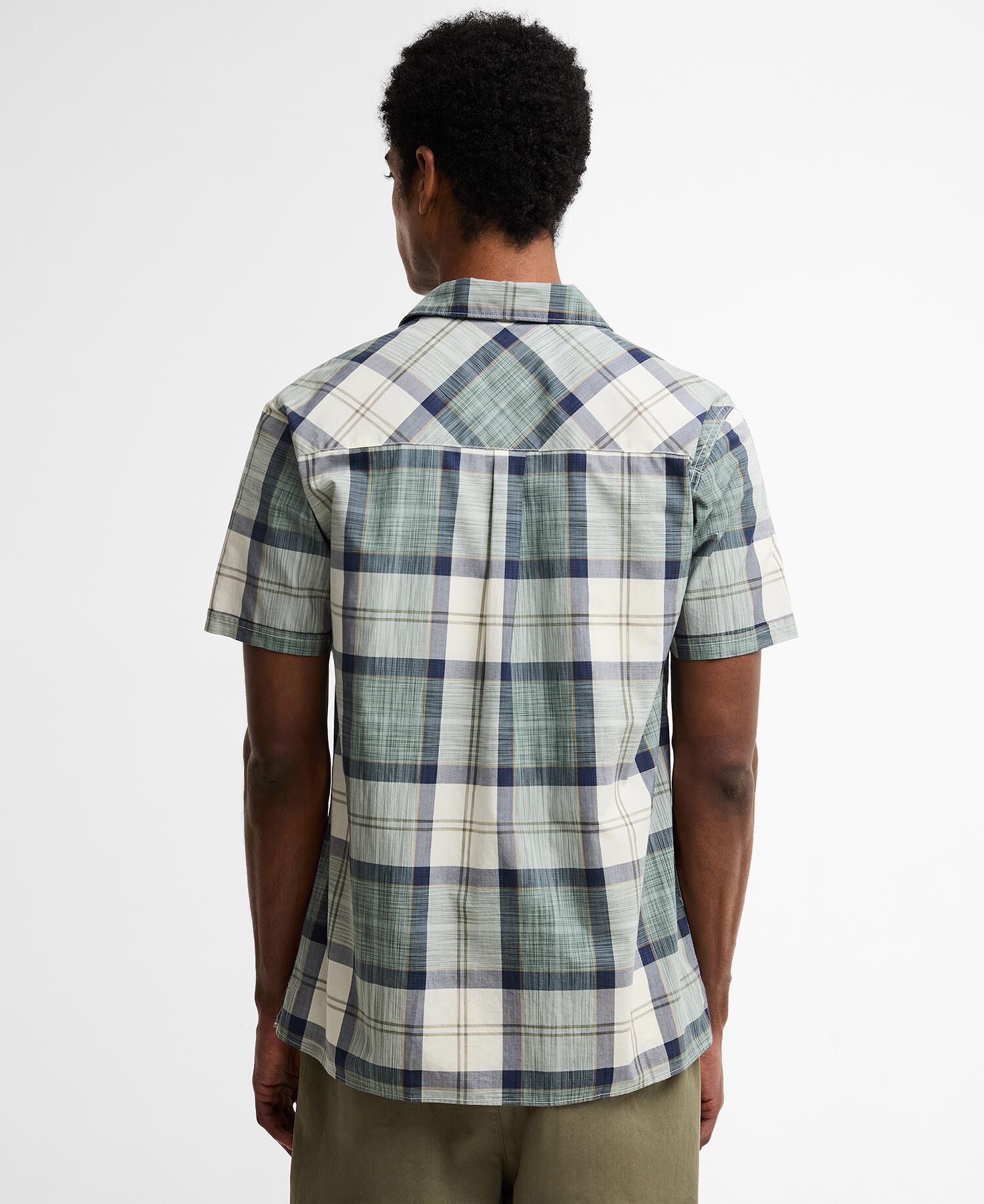 Camicia a maniche corte Patrick in tartan Meadow Brook Tartan