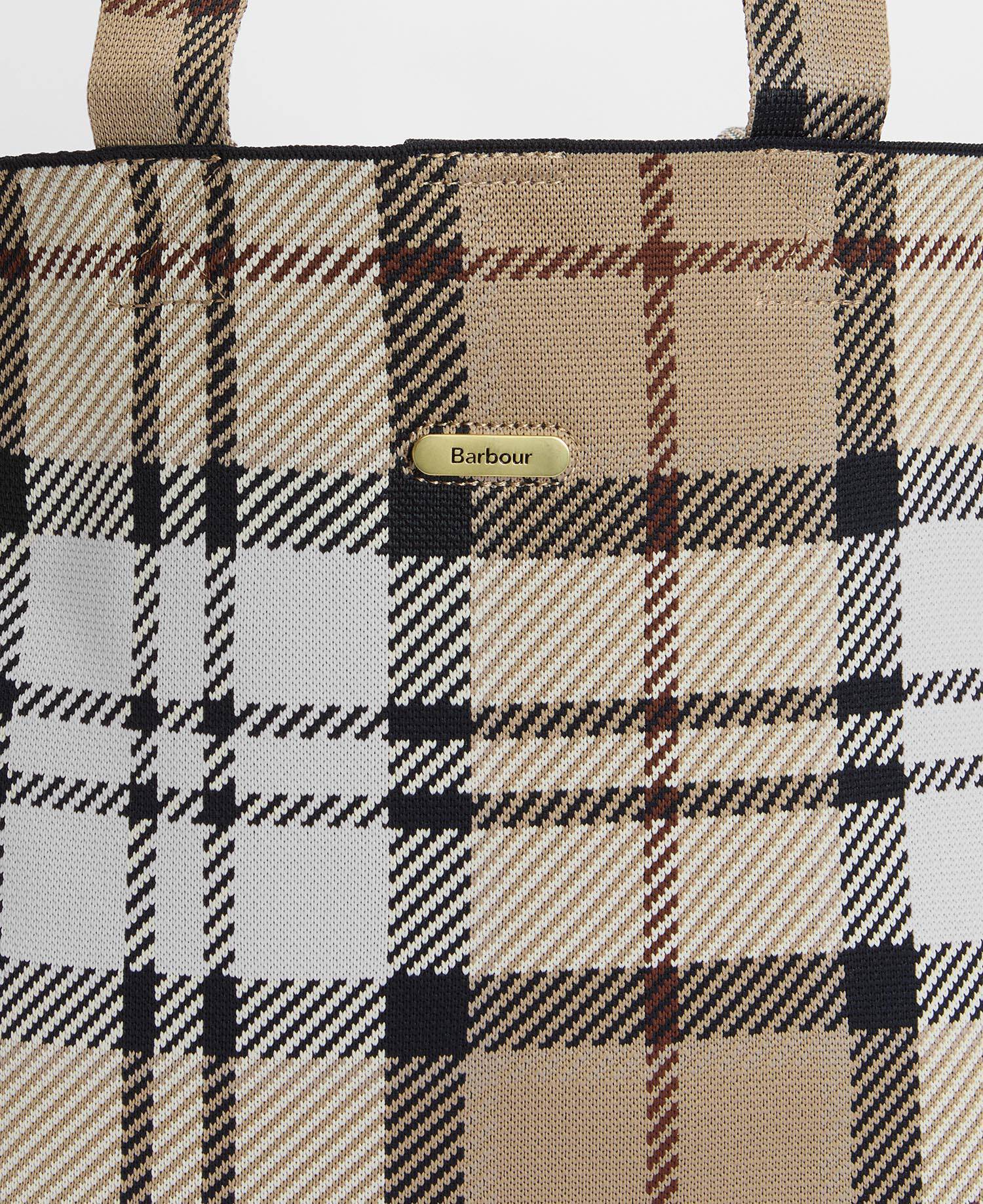 Layla Tartan Shopper Bag Rosewood Tartan image number 3