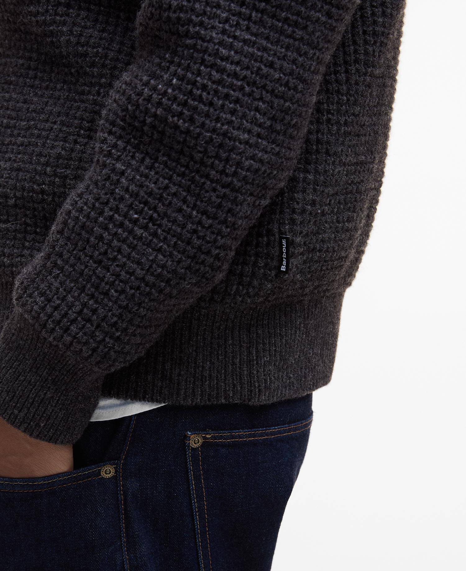 Maglione lavorato texturizzato Gearstone Charcoal Marl image number 4