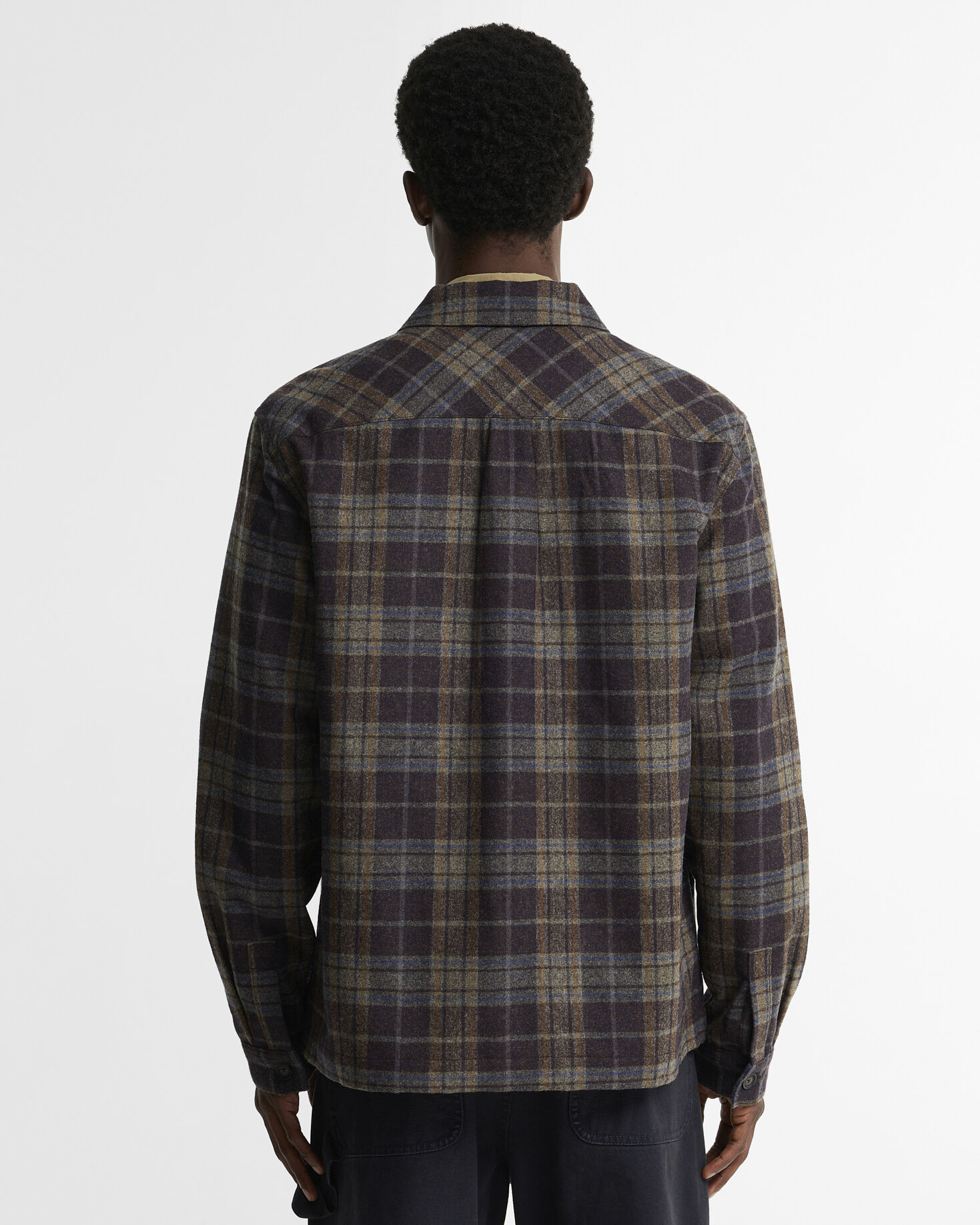 Barbour Overshirt Northfield Checked Brown