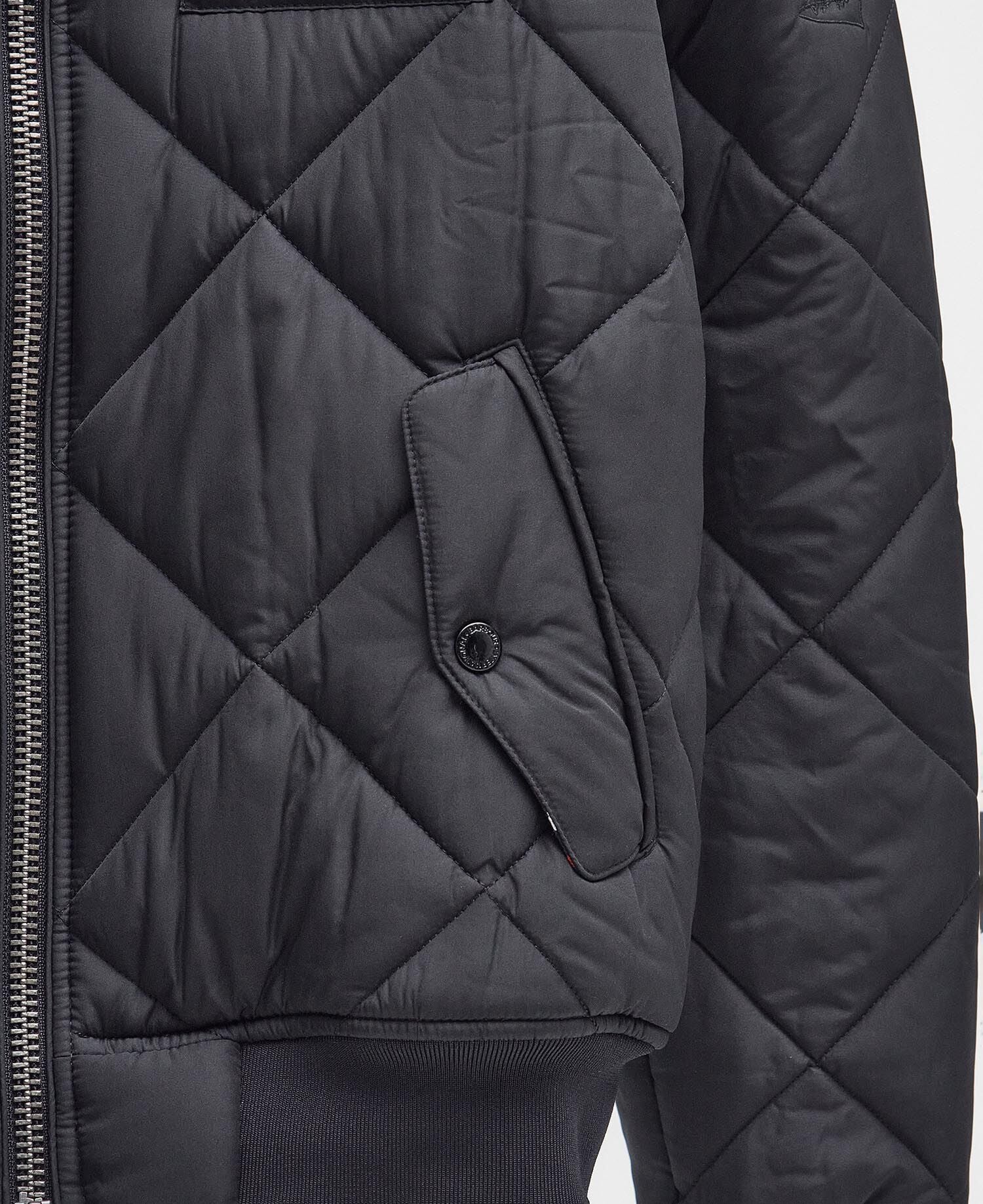 Merchant Quilted Jacket Classic Black