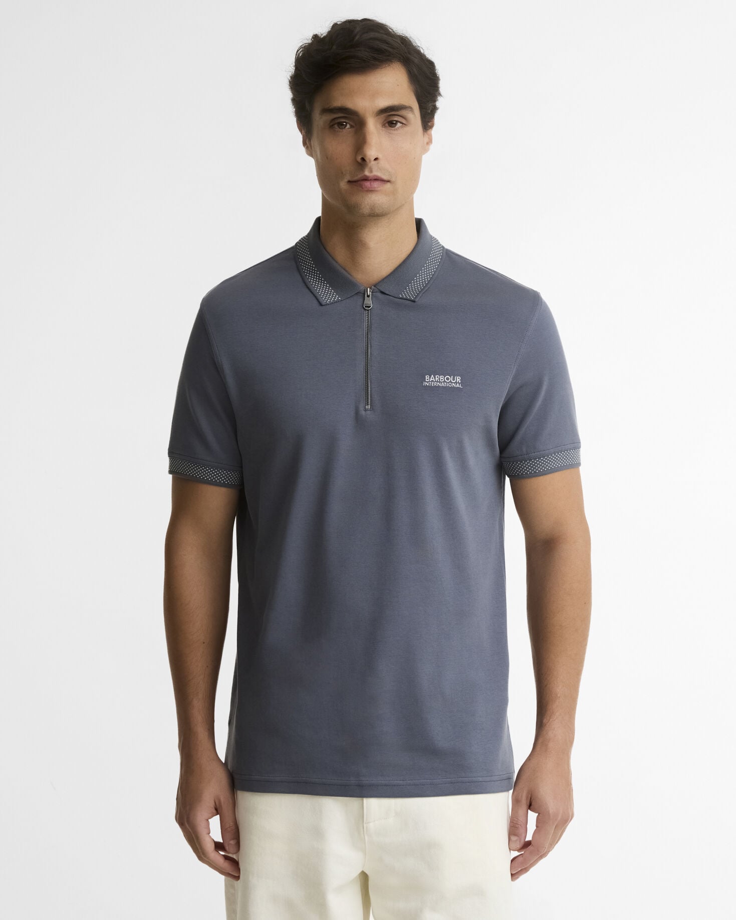 Poloshirt Owts Washed Charcoal