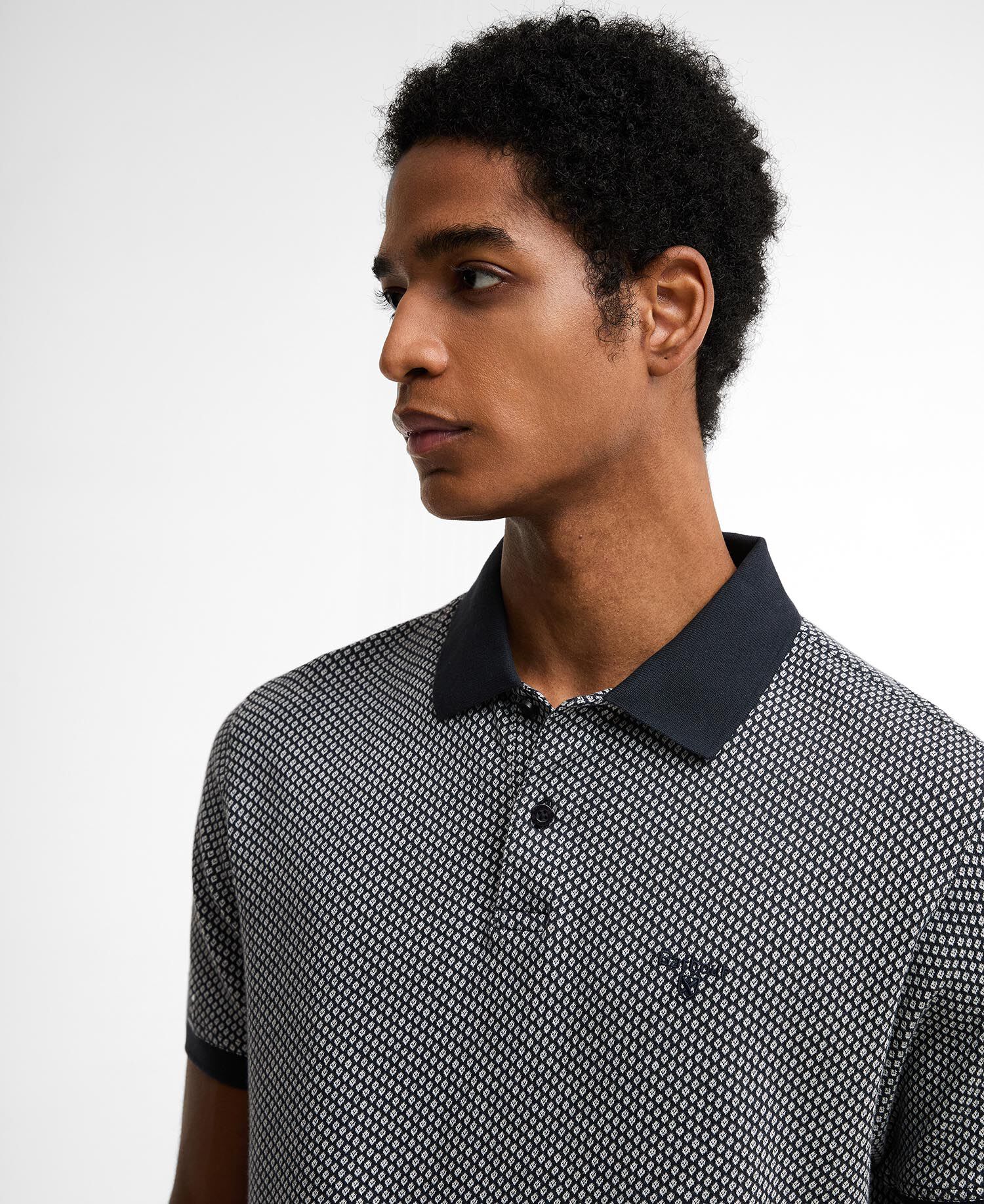 Copgrove Tailored Polo Shirt Navy