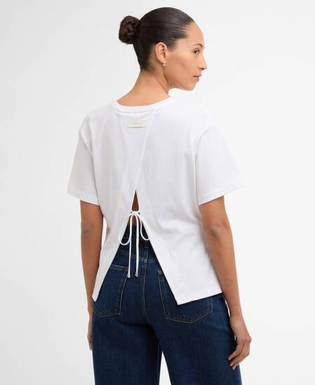 Liza Backless T-Shirt White