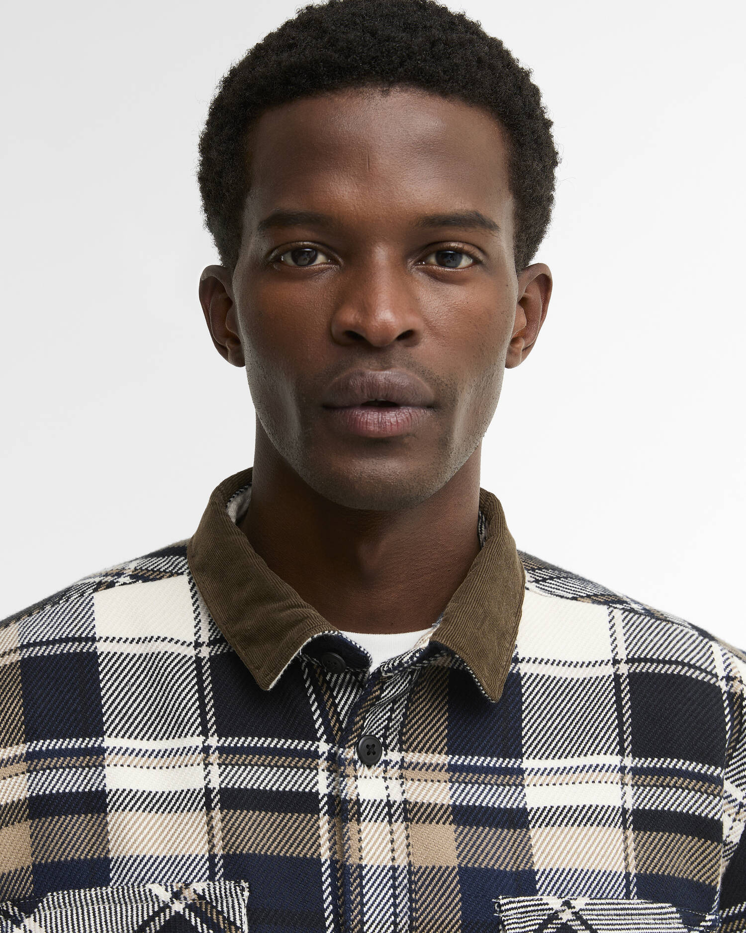 Grasmoor Relaxed Long-Sleeved Shirt Navy image number 3