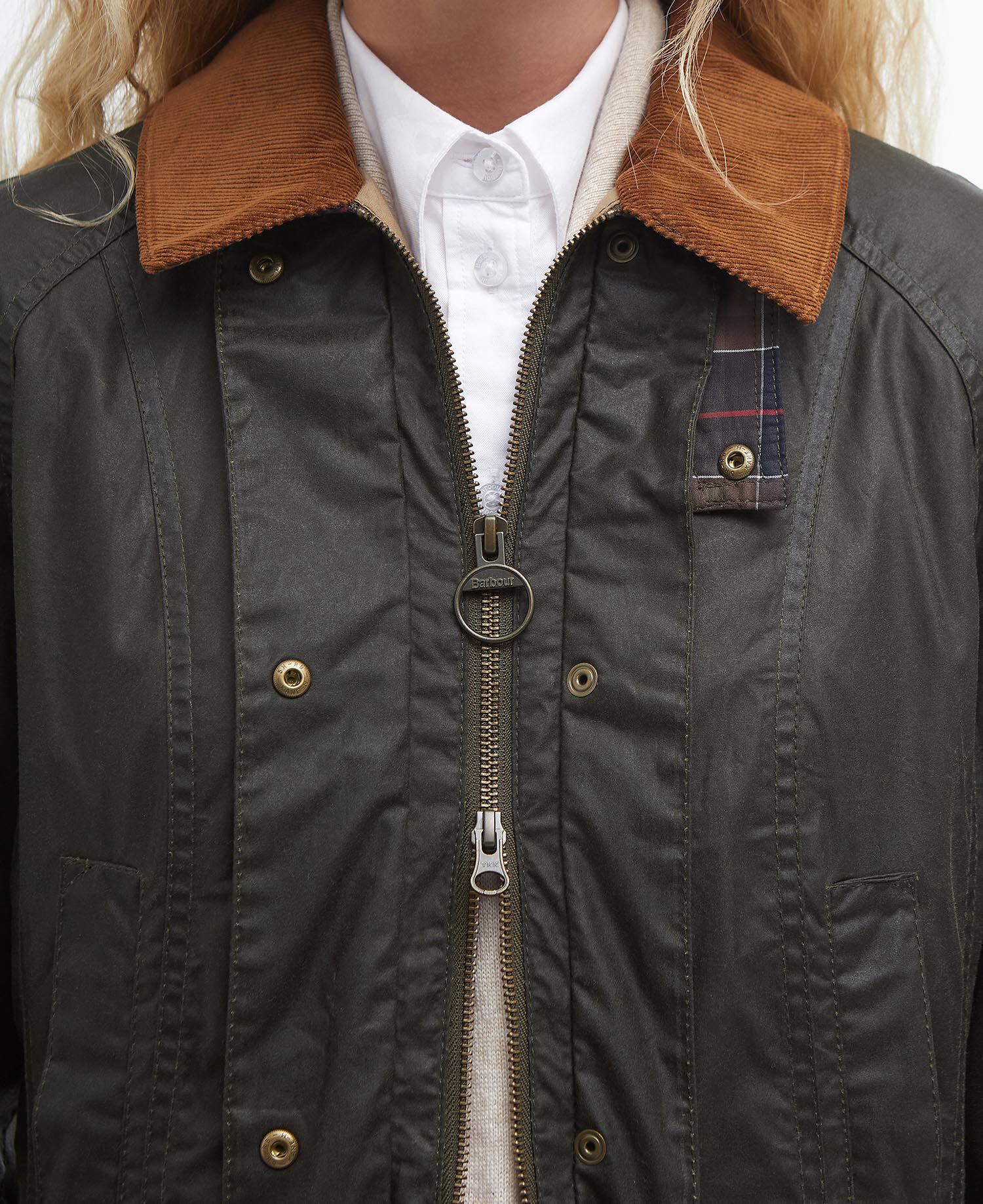Lightweight Beadnell Waxed Jacket Archive Olive