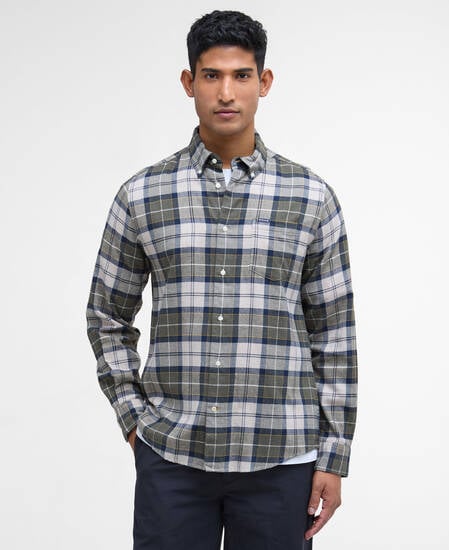 Fortrose Tailored Long-Sleeved Shirt Forest Mist