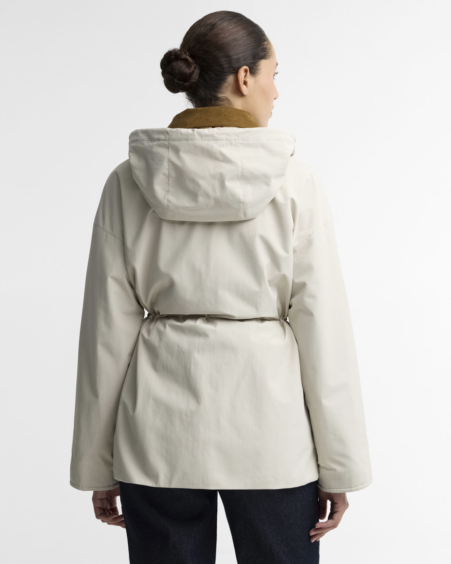 Barbour Jacke Evelyn Showerproof Mist/Birchwood Dress