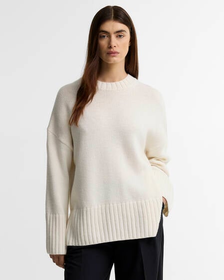 Gaia Crew Neck Jumper Cloud