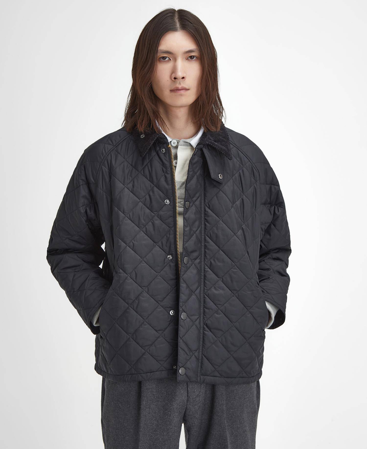 Oversized Transport Quilted Jacket Classic Black image number 0