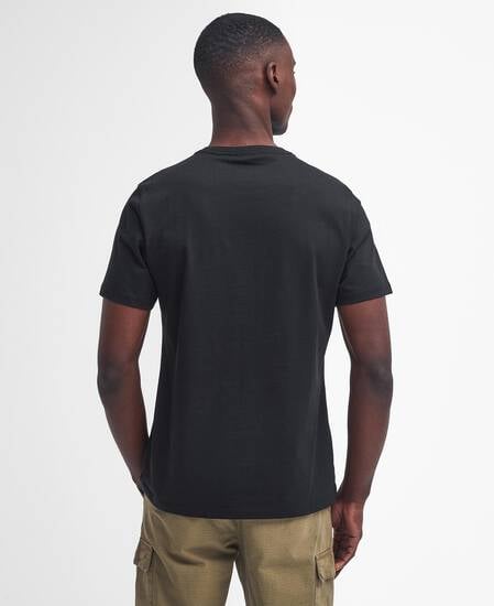 Essential Large Logo T-Shirt Black-Pewter