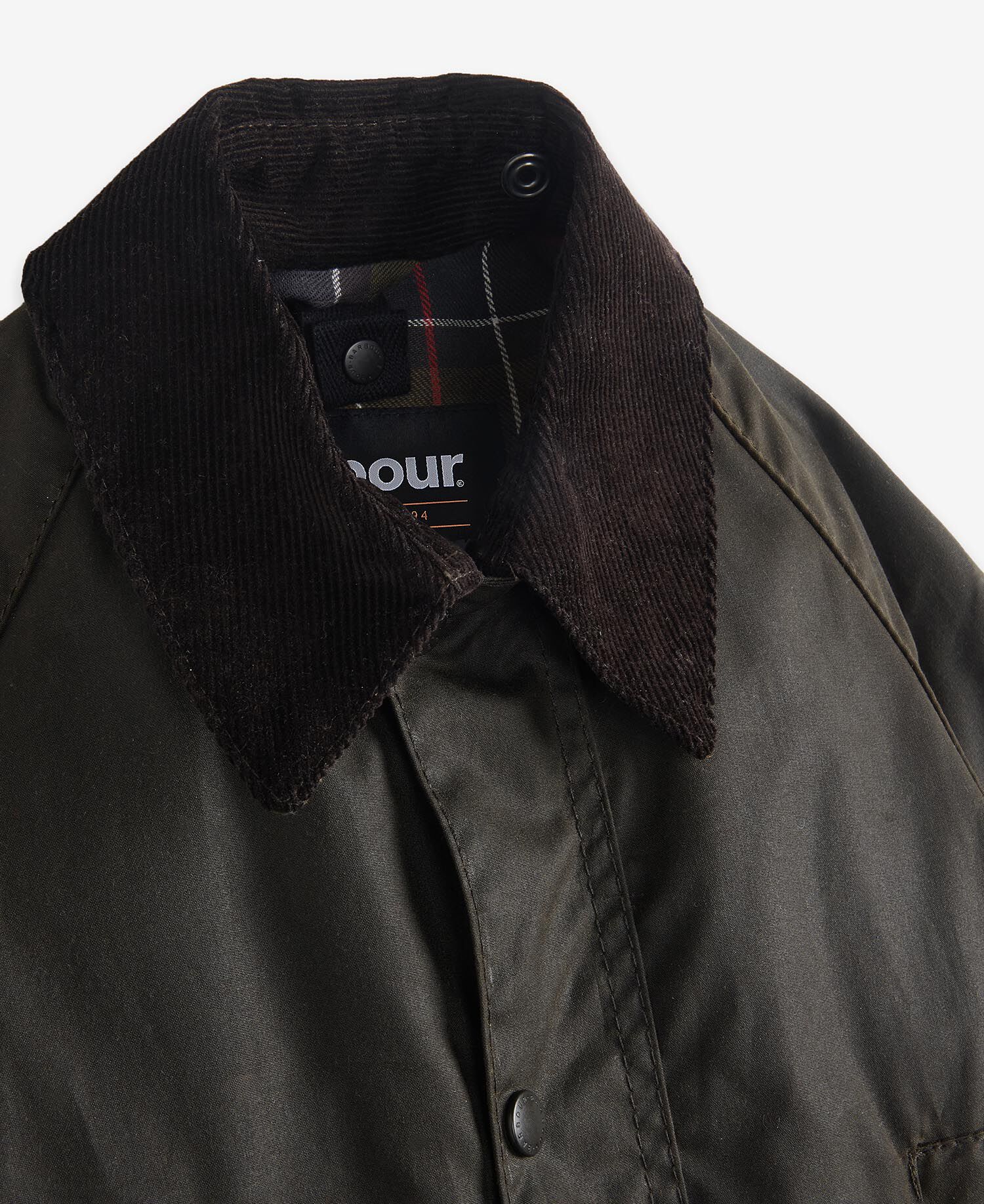 Boys' Beaufort Waxeded Jacket Olive