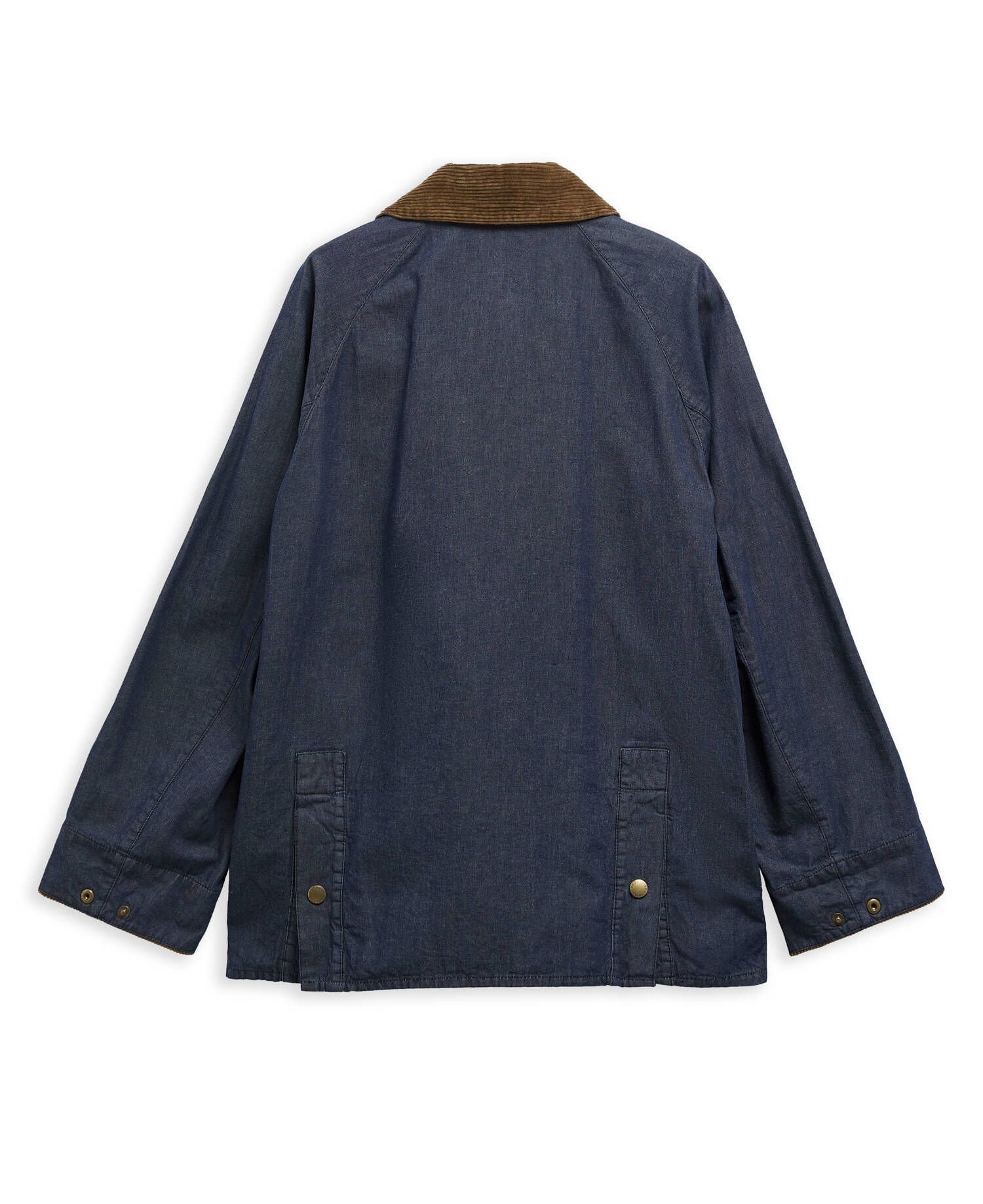Oversized Bedale Denim Casual Jacket Indigo image number 8