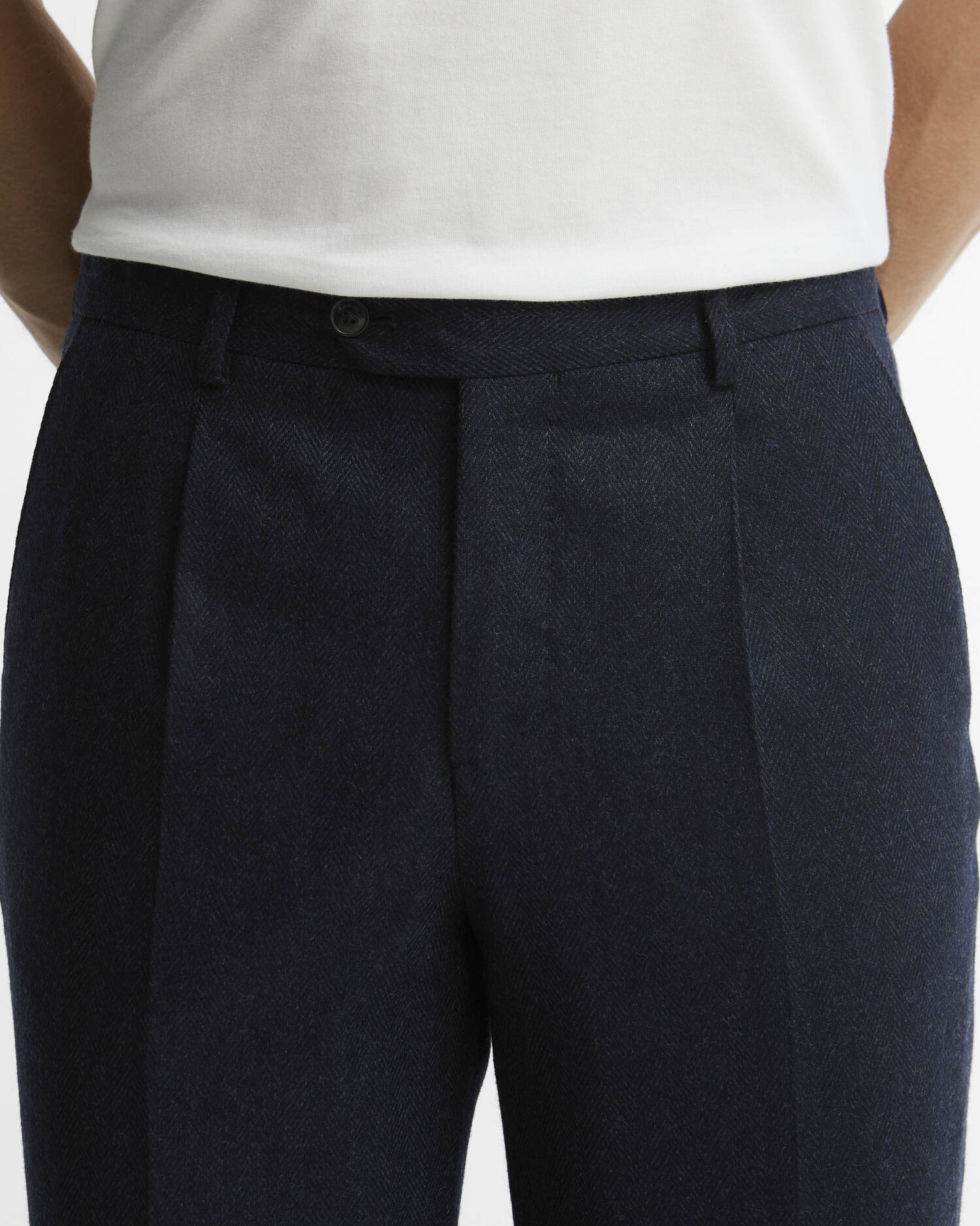 Barbour Hose Fairford Herringbone Tailored Forest image number 3