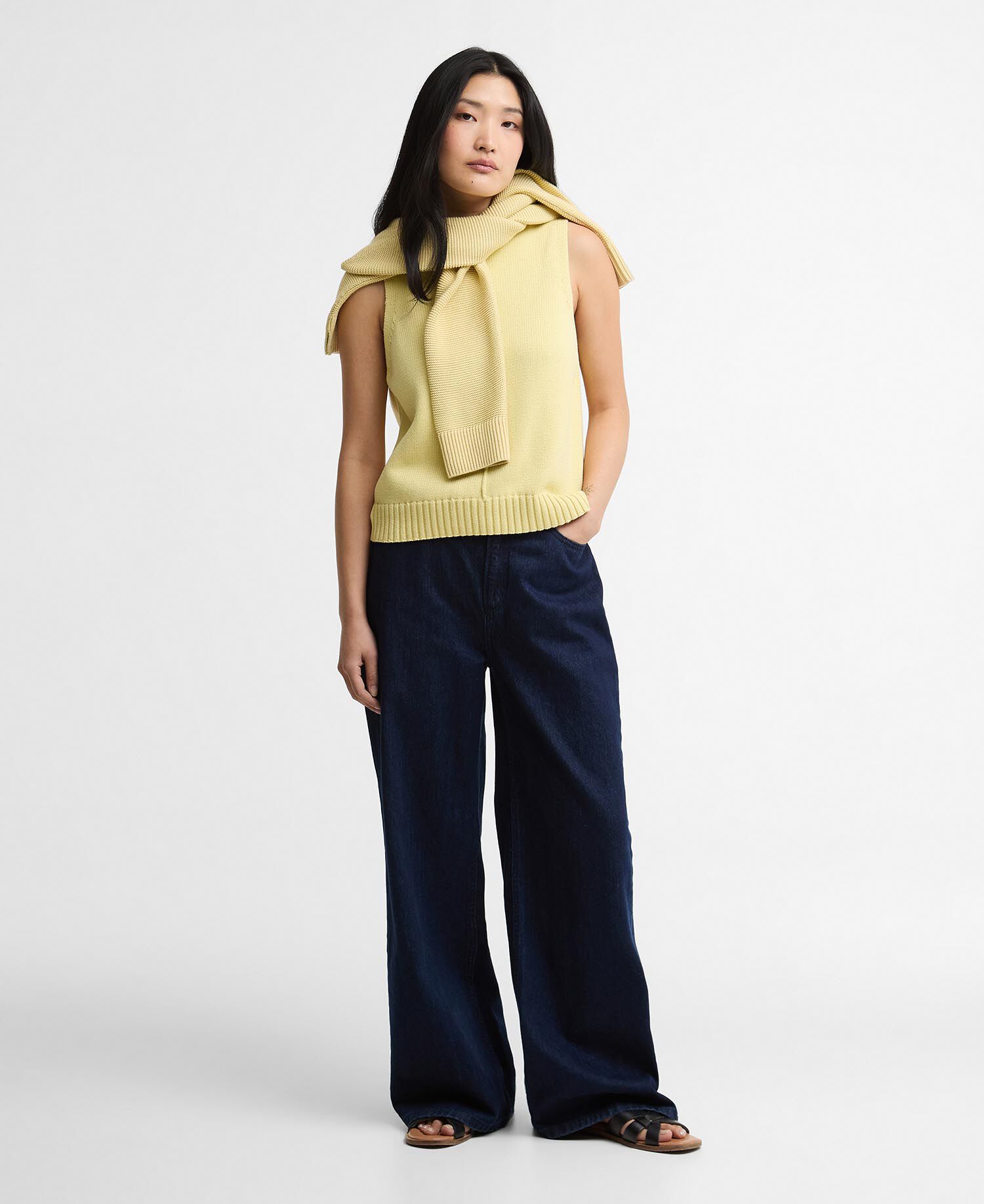 Avon Knitted Vest Soured Citrus