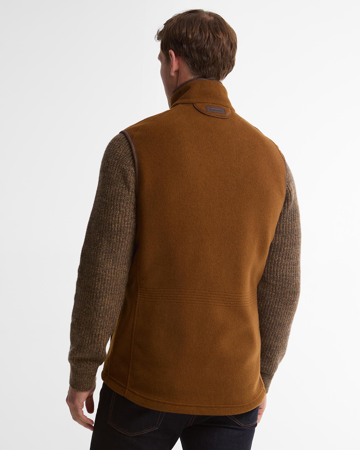 Langdale Fleece Gilet Rust Brown