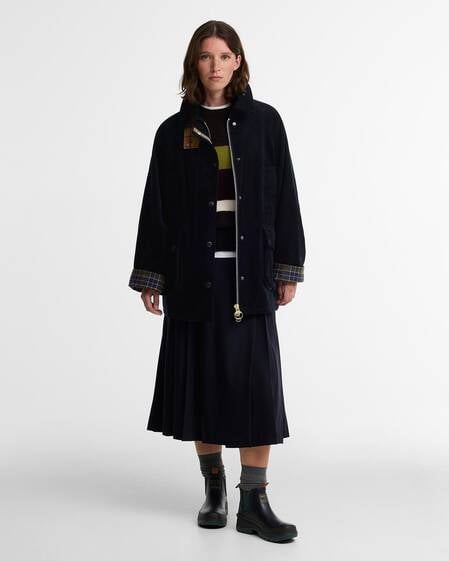 Giacca casual Beaufort a coste da donna Paul Smith Loves Barbour Dk Navy/Classic/Muted