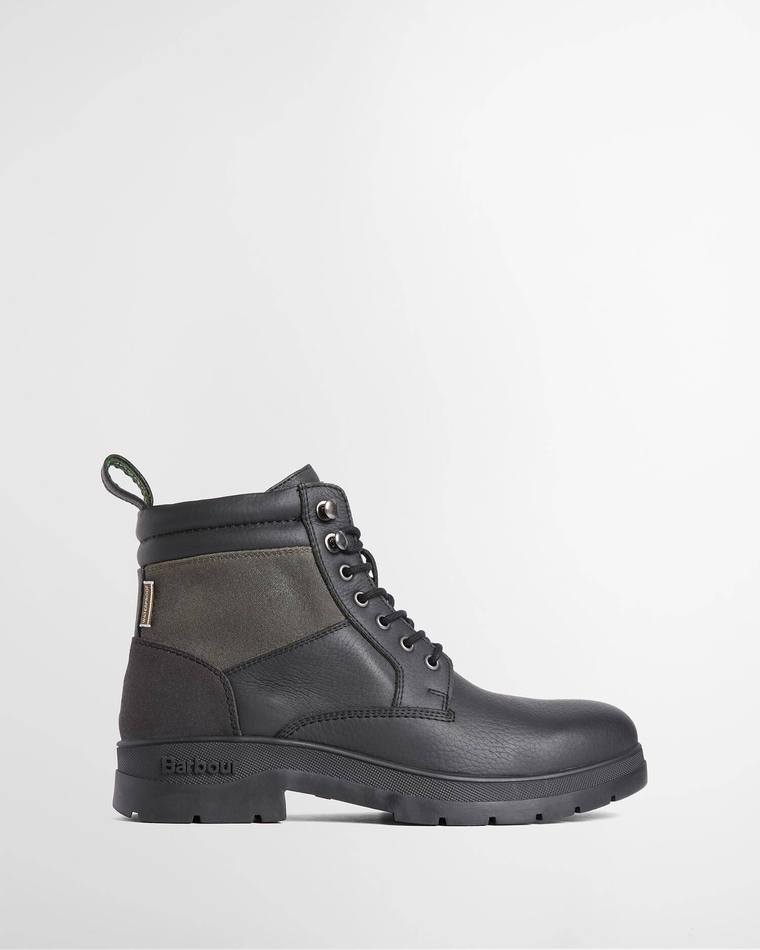 Eslington Waterproof Lace-Up Boots Black image number 0