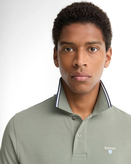 Fielding Tailored Short-Sleeved Polo Shirt Agave Green