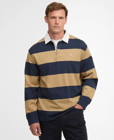 Broome Rugby Shirt Navy/Trench