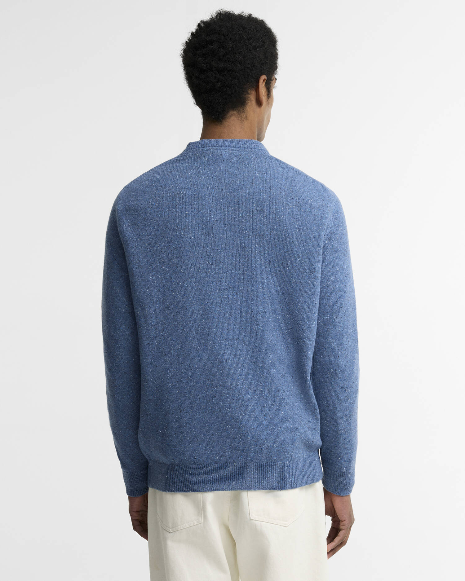 Essential Tisbury Crew-Neck Jumper Tarn Blue image number 2